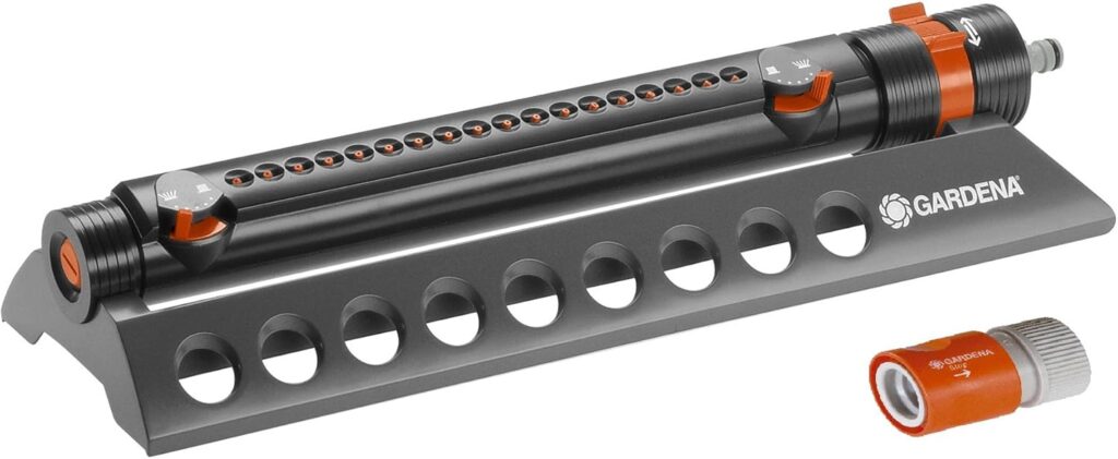 Gardena Comfort 3900-Square Foot Aqua Zoom Oscillating Sprinkler, Made in Germany